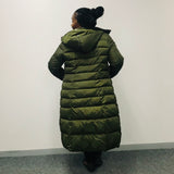 Miss Q Winter Long Bomber Parka Puffer jackets for women