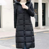 Miss Q Winter Long Bomber Parka Puffer jackets for women