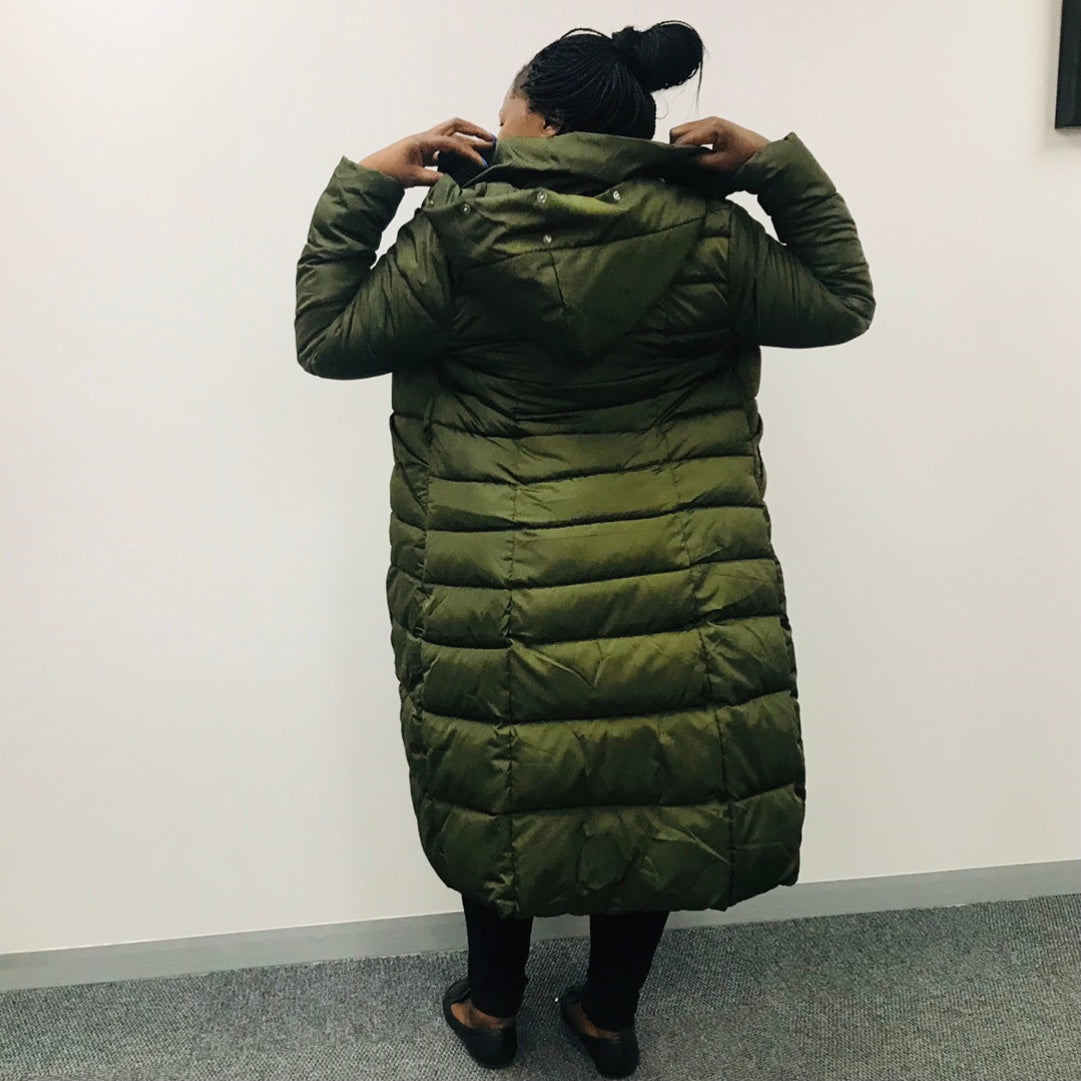 Miss Q Winter Long Bomber Parka Puffer jackets for women