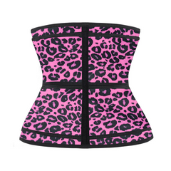 High Quality Leopard Print Waist Trainer / Cincher Double Belt